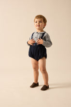 Load image into Gallery viewer, Lil Legs Plaid Edition Boys Romper - Navy