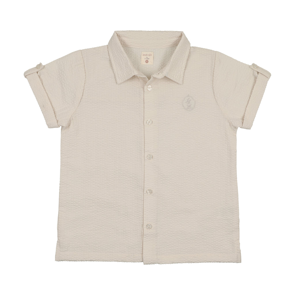 Lil Legs Dress Shirt - Cream