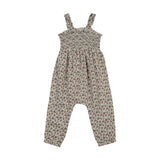Lil Legs Smocked Bubble Romper - Multi Botanical