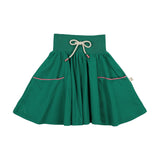 Lil Legs Boating Crew Pocket Skirt - Electric Green