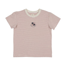 Load image into Gallery viewer, Lil Legs Denim City Girls Tee - Red Stripe (Short Sleeve)