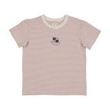 Lil Legs Denim City Girls Tee - Red Stripe (Short Sleeve)