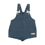 Lil Legs Denim City Boys Romper - Mid Blue Wash