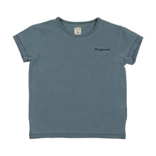 Load image into Gallery viewer, Lil Legs Dainty Denim Tee - Blue (Short Sleeve)