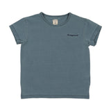 Lil Legs Dainty Denim Tee - Blue (Short Sleeve)
