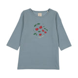 Lil Legs Common Folk Tee - Blue (3/4 Sleeve)