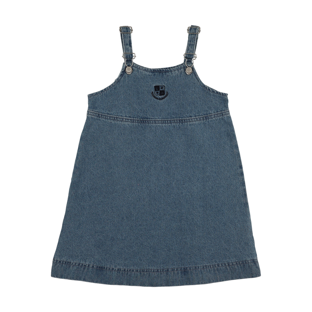 Lil Legs Denim City Jumper - Mid Blue Wash