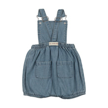 Load image into Gallery viewer, Lil Legs Denim City Girls Romper - Mid Blue Wash