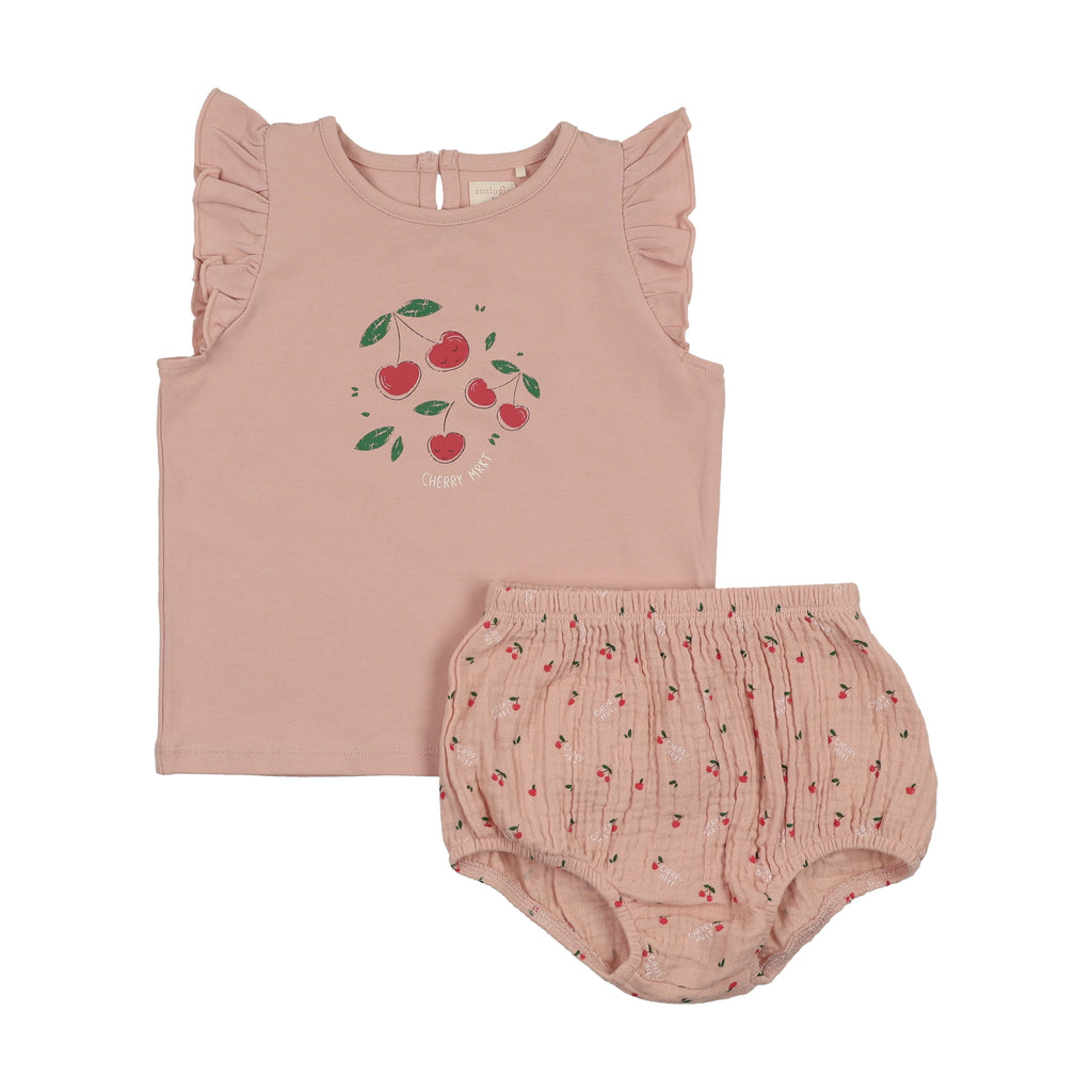 Lil Legs Common Folk Toddler Girls Set - Pink