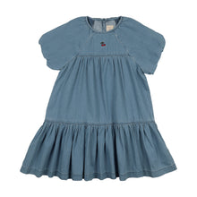 Load image into Gallery viewer, Lil Legs Denim Capsule Dress - Blue Tencel (Short Sleeve)