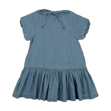 Load image into Gallery viewer, Lil Legs Denim Capsule Dress - Blue Tencel (Short Sleeve)