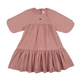 Lil Legs Denim Capsule Dress - Pink Wash (3/4 Sleeve)