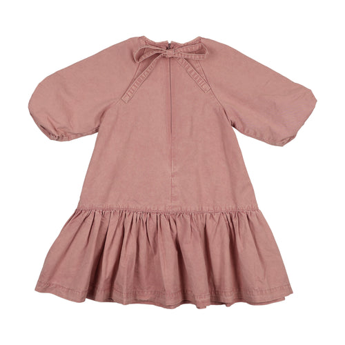 Lil Legs Denim Capsule Dress - Pink Wash (3/4 Sleeve)