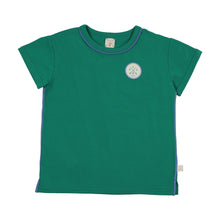 Load image into Gallery viewer, Lil Legs Boating Crew Patch Tee - Electric Green