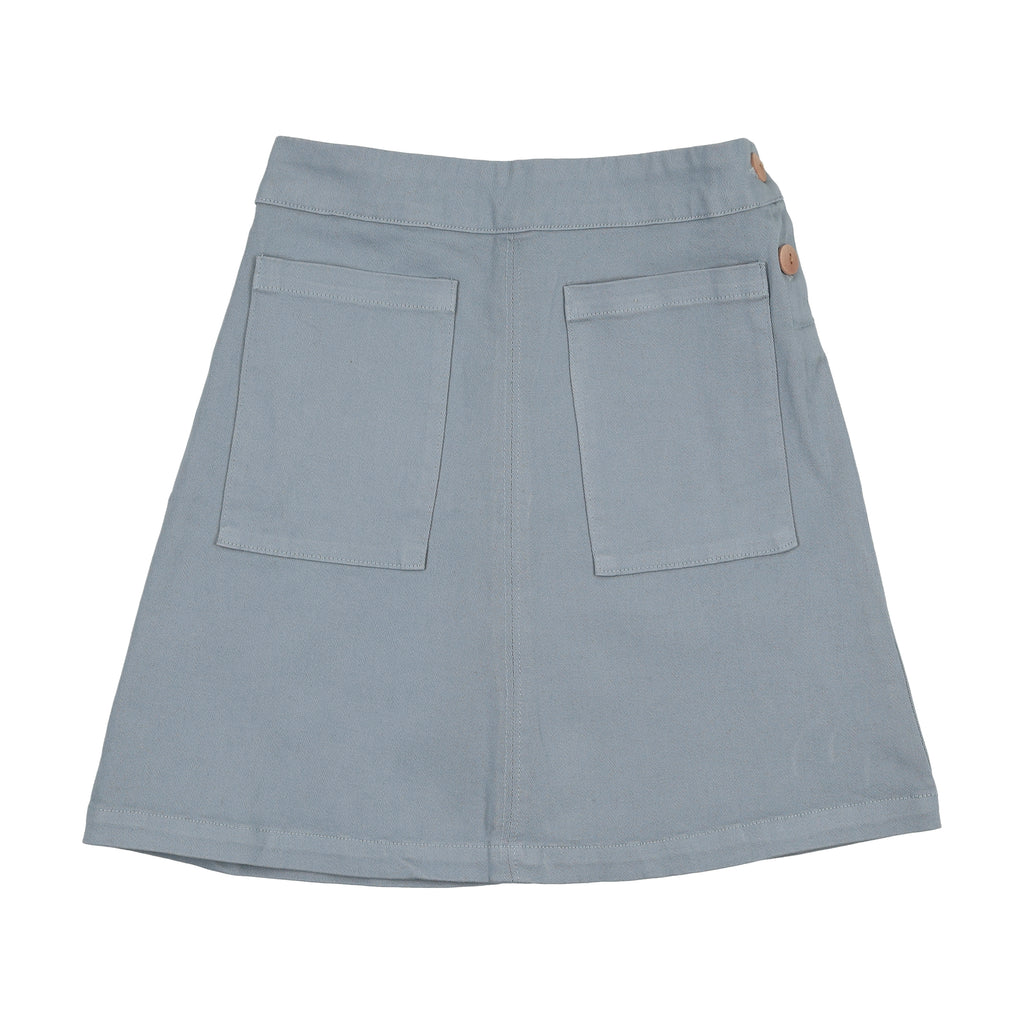 Lil Legs Common Folk Twill Skirt - Blue