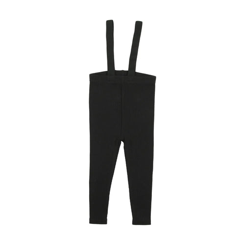 Lil legs Suspender Leggings - Black