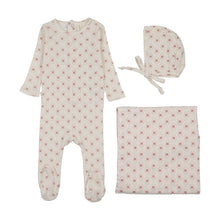 Load image into Gallery viewer, Lilette Geo Floral Printed Layette Set - Cream/Pink