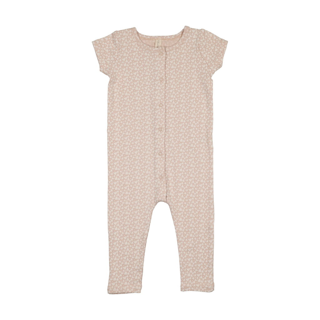 Lilette Mini Print Romper - Petal