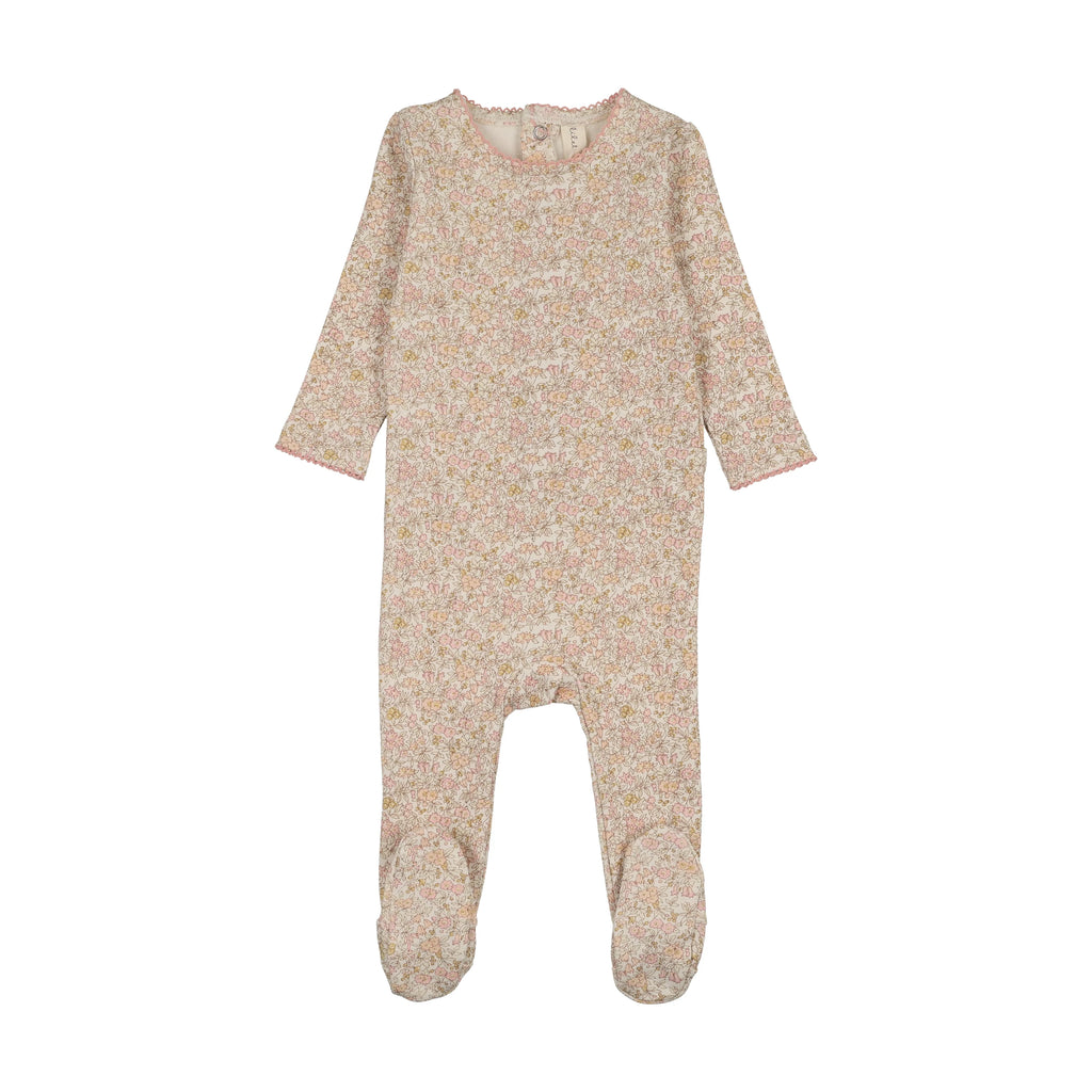 Lilette Sweet Liberty Print Footie - Pink