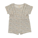 Lilette Liberty Floral Short Sleeve Set - Cream/Blue