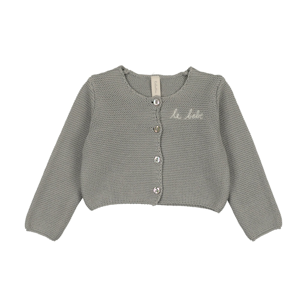 Lilette Le Bebe Knit Cardigan - Light Blue