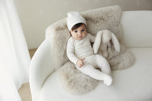 Load image into Gallery viewer, Lilette Dotted Footie And Hat - Cream/Pink