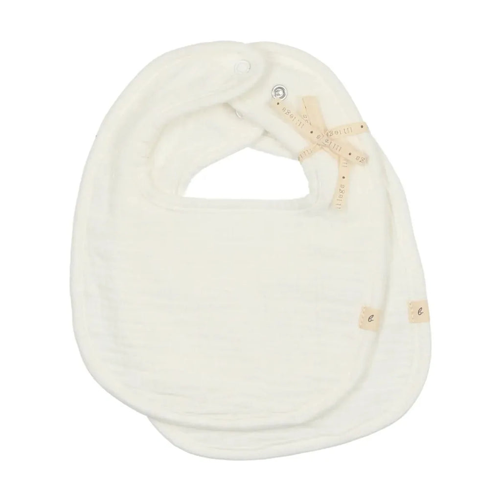 Lilette 2 Pack White Bibs