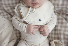 Load image into Gallery viewer, Lilette Cherry Scallop Layette Set - Cream/Blue