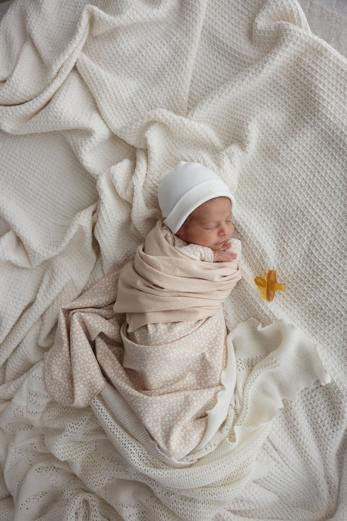 Lilette Mini Print Footie Set - Petal