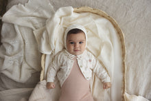 Load image into Gallery viewer, Lilette Sweetheart Collar Layette Set - Dusty Pink