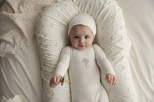 Load image into Gallery viewer, Lilette Bouquet Graphic Footie And Hat Set - Cream