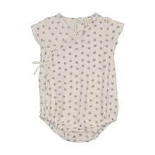 Load image into Gallery viewer, Lilette Terry Wrap Romper - Cream/Dusty Pink