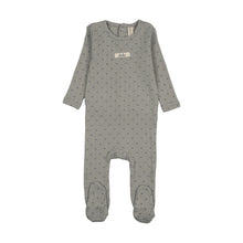 Load image into Gallery viewer, Lilette Floret Print Footie - Light Blue