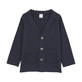 Lil Legs Knit Blazer - Navy