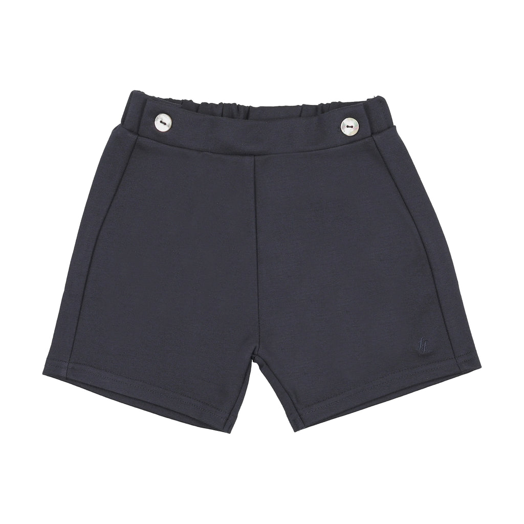 Lil Legs Ponte Shorts - Navy