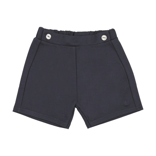Lil Legs Ponte Shorts - Navy