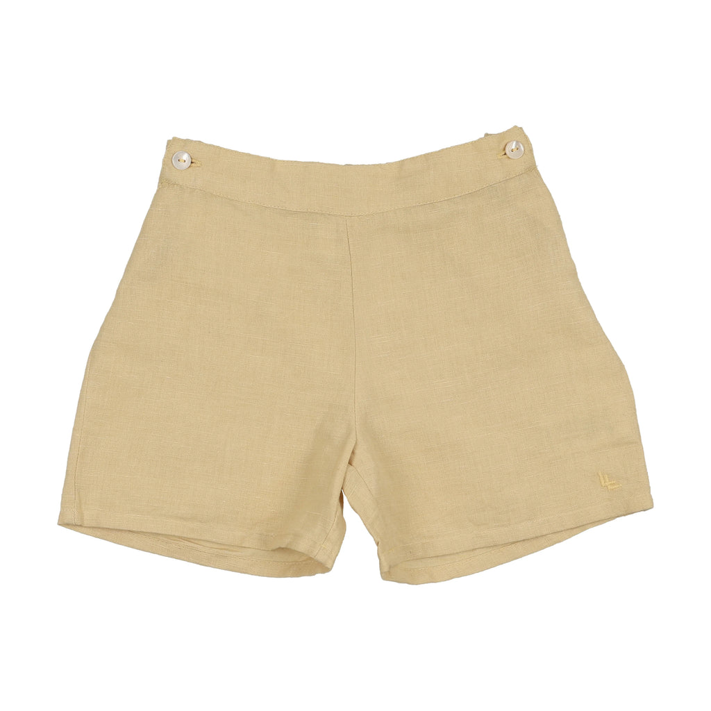 Lil Legs Solid Shorts - Yellow
