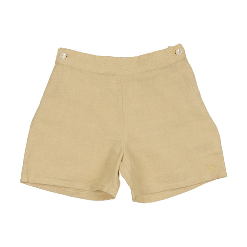 Lil Legs Solid Shorts - Yellow