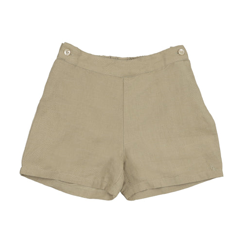 Lil Legs Solid Shorts - Shrub Green