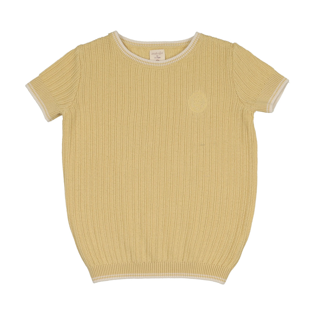 Lil Legs Knit Crew Neck Sweater - Yellow