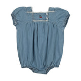 Lil Legs Denim Capsule Girls Romper - Blue Tencel