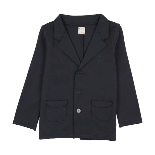 Lil Legs Ponte Blazer - Navy