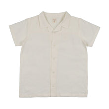 Load image into Gallery viewer, Lil Legs Linen Grandpa Shirt - Cream