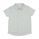 Lil Legs Mountain Meadows Shirt - Clear Blue Tiny Stripe