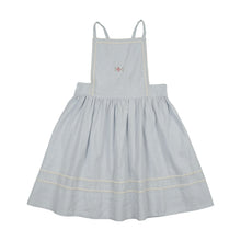 Load image into Gallery viewer, Lil Legs Embroidered Linen Jumper - Clear Blue