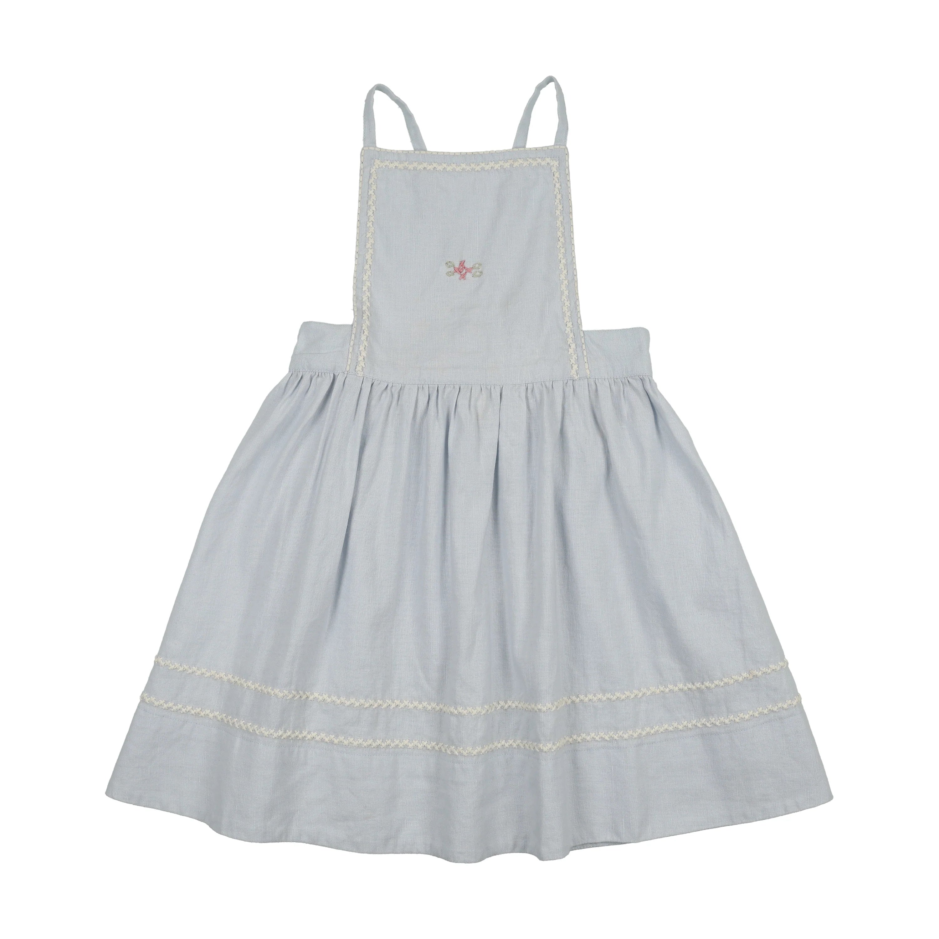 Lil Legs Embroidered Linen Jumper