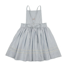 Load image into Gallery viewer, Lil Legs Embroidered Linen Jumper - Clear Blue