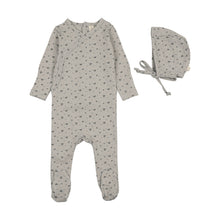 Load image into Gallery viewer, Lilette Printed Wrapover Footie And Hat Set - Pale Blue