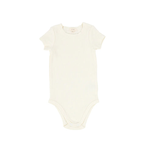 Lil legs Short Sleeve Onesie - Ivory