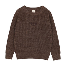 Load image into Gallery viewer, Lil Legs Marled Boys Crew Neck Sweater - Chocolate Brown